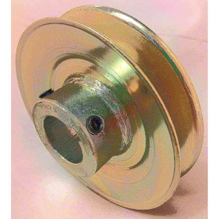 Terre Products V-Groove Drive Pulley - 4'' Dia. - 1'' Bore - Steel 240010